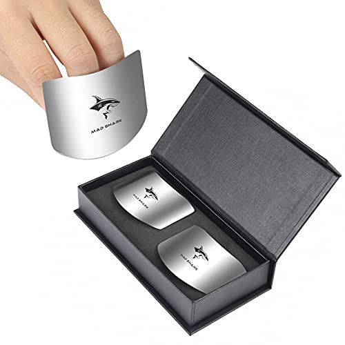 2PCS Stainless Steel Finger Guard Finger Hand Cut Hand Protector