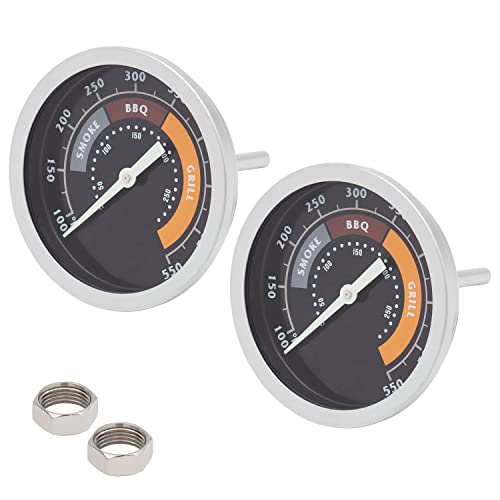 Dozyant Barbecue Charcoal Grill Smoker Temperature Gauge Thermometer, 2  Inch