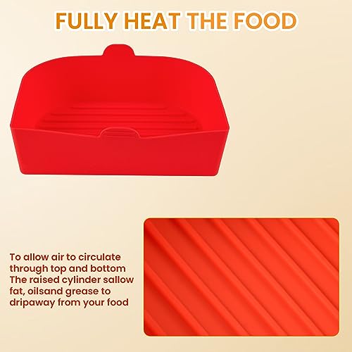 QHAND Drip Pans for Weber - Grill Accessories for Weber Genesis, Spirit, Q  Series - Reusable Silicone Grill Grease Tray Liners for Ninja Woodfire