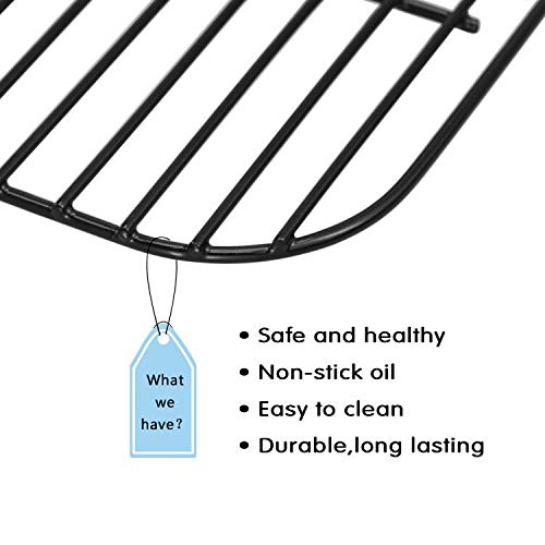 Hisencn Grill Grates Replacement for Dyna-Glo 3-Burner Open Cart Propane DGC310CNP-D, DGC310RNP-D, DGC310BNP-D, 19 3/5 inch Porcelain Coating Steel Cooking Grid - Grill Parts America