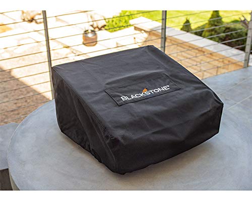 Blackstone 17 inch Griddle Cover and Carry Bag Water Resistant 600D Polyester Heavy Duty Flat top 17" Gas Grill Cover Accessory Exclusively Fits Blackstone 17" Griddle Cooking Station Without Hood - Grill Parts America