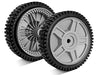 8 Inch Front Wheels Replaces for HU 581009202-2 Pack Drive Wheels Tires Compatible with Hon da Black Max Lawn Mower, Craftsman 917376161, HU 7021RES Self Propelled Mower, Replace 193912x460 - Grill Parts America