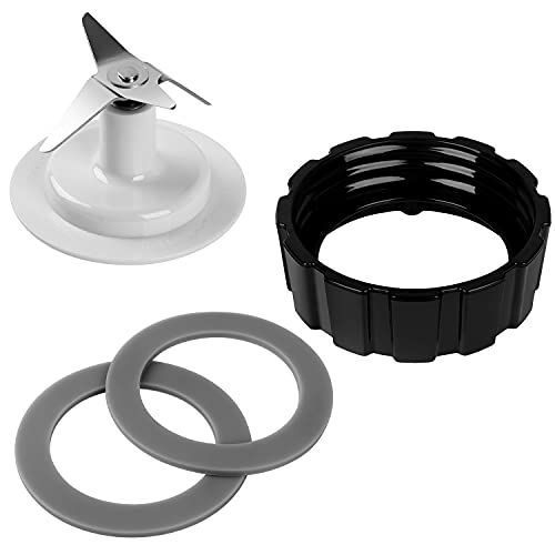 6 Point Ice Crushing Blade For Oster and Osterizer Blender Replacement  Parts With Jar Base Cap And 2 Pcs O Ring Seal Gasket Accessory Refresh Kit