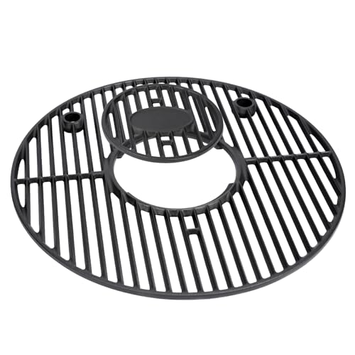 Ceramic grill outlet grate