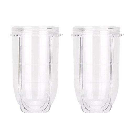 3 Pack 22 oz Tall Cup with Flip Top To-Go Lid and Cross Blade Replacement Parts Compatible with Magic Bullet 250W MB1001 Blenders