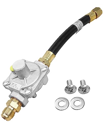 Barbecue Natural Gas Conversion Kit Regulator Fit for Kitchen Aid 710 0003 720 0709 720 0709B for Gas Grill Conversion Replace 3030 CNG 4.0 LP 10 with Hose 1 2 Male Flare Fitting Grill Parts America