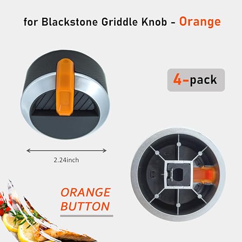 Gas Griddle Orange Knob Replacement for Blackstone Griddle Walmart