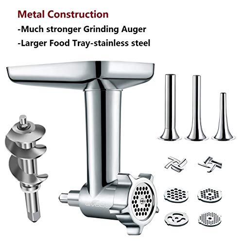 KitchenAid KSMMGA Metal Food Grinder Attachment, Silver - Kitchen Parts  America