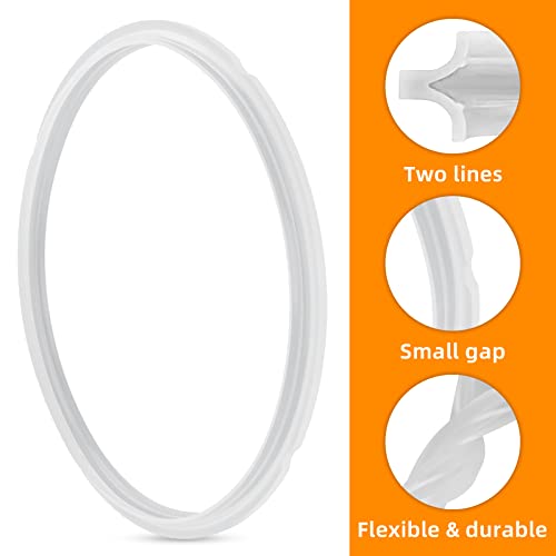  Sealing Ring for 8 Qt Instant Pot Replacement Silicone Gasket  Seal for 8 Quart Instapot Pressure Cooker Accessories for Insta Pot IP  DUO/LUX/ULTRA/SMART/PRO/VIVA 8QT Seal Ring - 3 Pack : Home