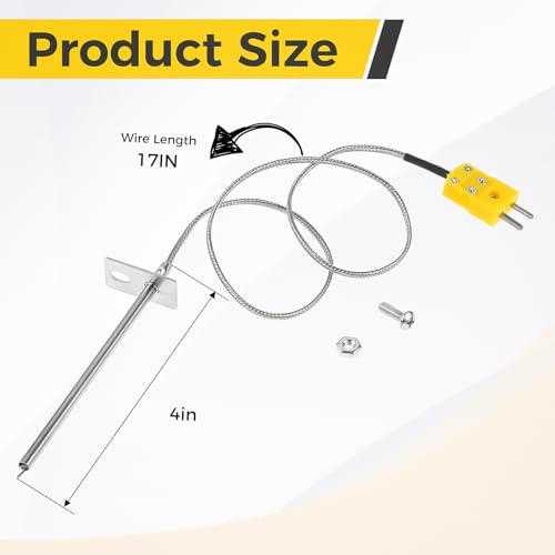 MOOTVGOO Temperature Probe Replacement for Masterbuilt Gravity Series 560/800/1050 XL & Digital Charcoal Grill & Smokers, Replace Part Number: 9904190024 - Grill Parts America