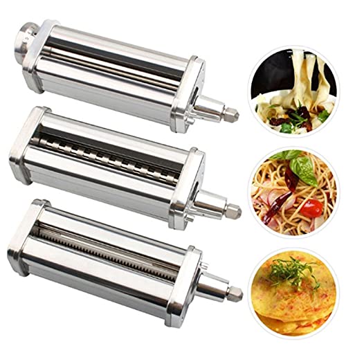 3 in 1 Noodle Makers Parts For Kitchenaid Fettuccine Cutter Roller