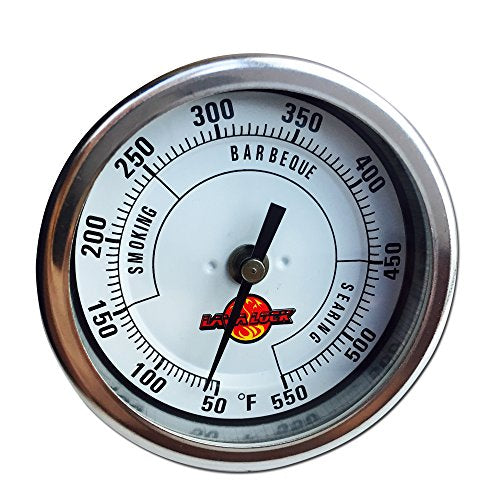 YOTOM 2 Pack BBQ Grill Thermometer Gauge, Charcoal Pit Smoker Temperature Gauge Grill Thermometer