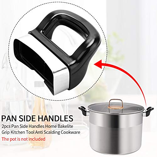 2 Pcs pot handle ear replacement Handle for Pot pressure pan side handle
