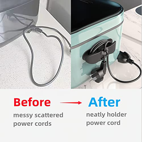 SisBroo Cord Organizer for Appliances, 10PCS Kitchen Appliance Cord Winder  Cable Organizer, Cord Holder Cord Wrapper for Appliances Stick on Pressure