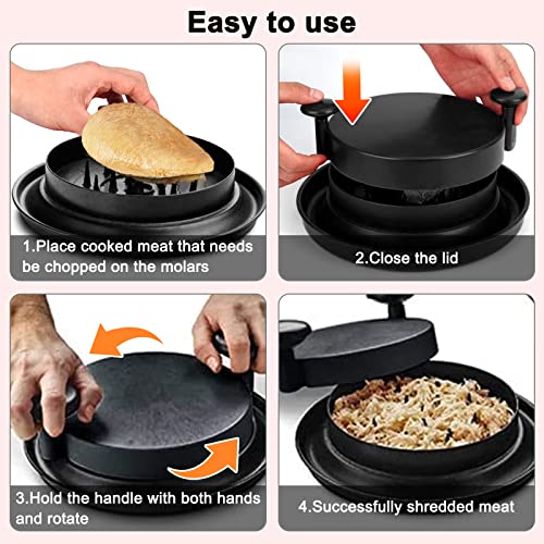 Mountain Grillers Meat Claws Meat Shredder for BBQ - Perfectly Shredded  Meat, These are The Meat Claws You Need - Best Pulled Pork Shredder Claw x  2