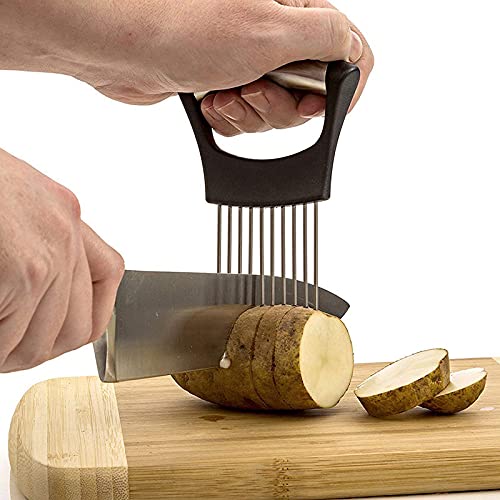 Kitchen Gadgets Potato Slicer Tomato Cutter Tool Shreadders Lemon Cutting  Holder Handy Plastic Kitchen Accessories Cooking