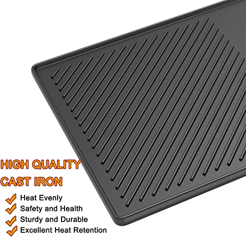 19.4 inch Cast Iron Griddle Cooking Replacement Parts for Traeger 34 Series