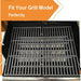 Hisencn 7638 7639 17.5 Inch Cast Iron Grates for Weber Spirit I & II 300 Series, Spirit E/S 310, E/S 320, E/S 330, Spirit 700, Genesis 1000-3500, Genesis Gold Silver Platinum B/C, Weber 900 - Grill Parts America