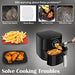 Upgrade Reusable Air Fryer Liners with Raised Silicone | Patented Product | BPA Free Non-Stick Silicone Air Fryer Mats | Air Fryer Silicone Tray Accessories | 2 Size Options – 8 Inch Square - Grill Parts America