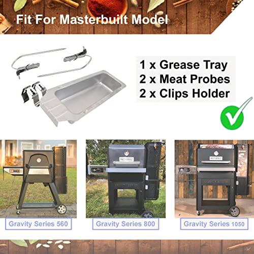 Meat Probe for Masterbuilt, Temperature Probe Replacement Part # 9004190170  Fit Masterbuilt Gravity Series 560/800/1050XL Gravity Series Digital