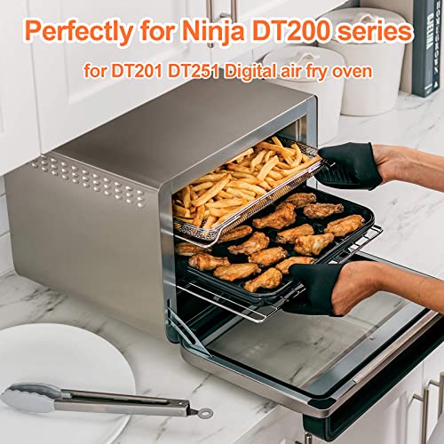 Air Fryer Oven Basket, Original Replacement Baking Trays for NINJA DT201 DT251 Foodi Digital Air Fryer Oven, Mesh Basket, Ideal Accessories for Air Frying and Dehydrating - Grill Parts America