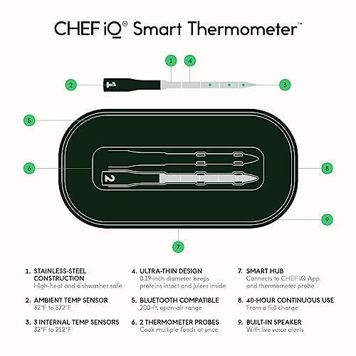 CHEF iQ Smart Thermometer (2-Probes)