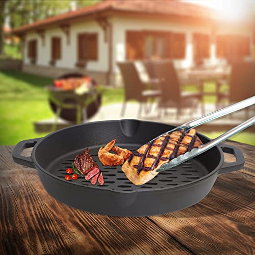 Cast Iron Fish Grill and Serving Pan