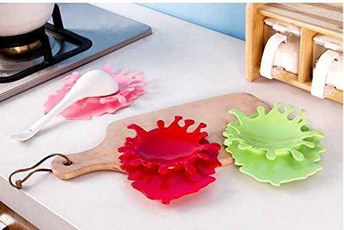  Red The Crab Silicone Utensil Rest - Kitchen Gifts