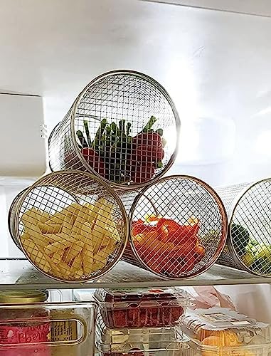 Grill Accessories, Rolling BBQ Basket, Grilling Tube for Veggies