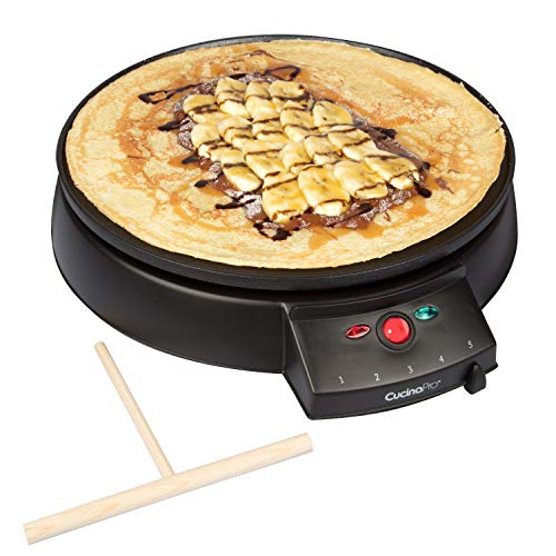 Electric Crepe Maker Pan Non-Stick Pancake Baking Pan Frying Griddle Machine