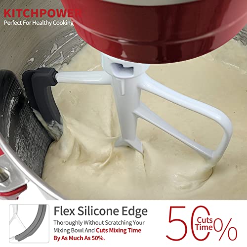 KitchenAid 6-Quart Stainless Steel Bowl + Flex Edge Accessory Pack