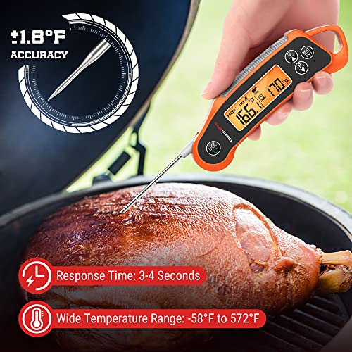 2 in 1 Meat Thermometer for Cooking, Grilling