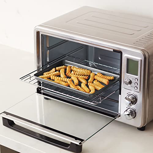 Farberware Bakeware Steel Nonstick Toaster Oven Pan Set, 4-Piece