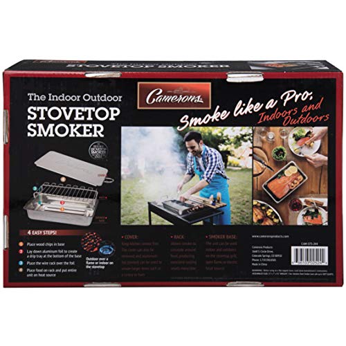  Camerons Original Stovetop Smoker - Smoker Box Gift
