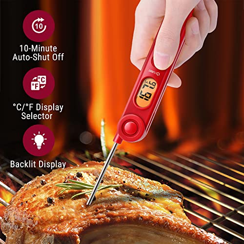 Lonicera Instant Read Digital Meat Thermometer for Food, Bread Baking,  Water and