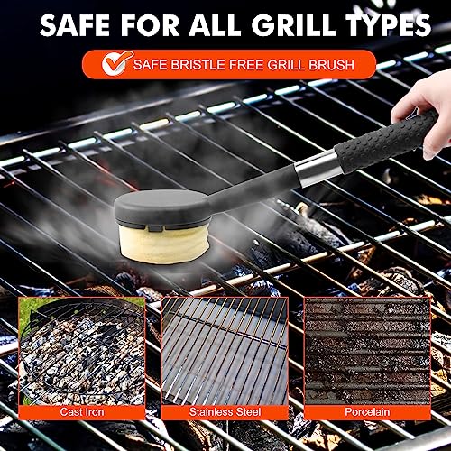 Grill Brush for Outdoor Grill, Safe Grill Brush Bristle Free for Grill —  Grill Parts America