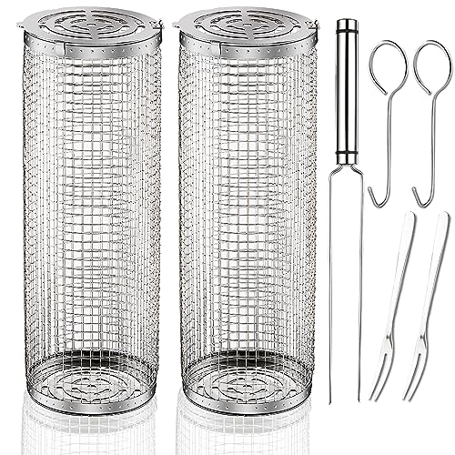 304 Stainless Steel Barbecue Fish Net BBQ Wire Rack Mesh with