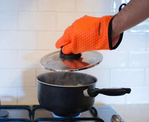 KITCHEN PERFECTION Silicone Smoker Oven Gloves -Extreme Heat Resistant BBQ Gloves -Handle Hot Food Right on Your Grill Fryer Pit|Waterproof Oven Mitts |Superior Value Set+3 Bonuses - Grill Parts America